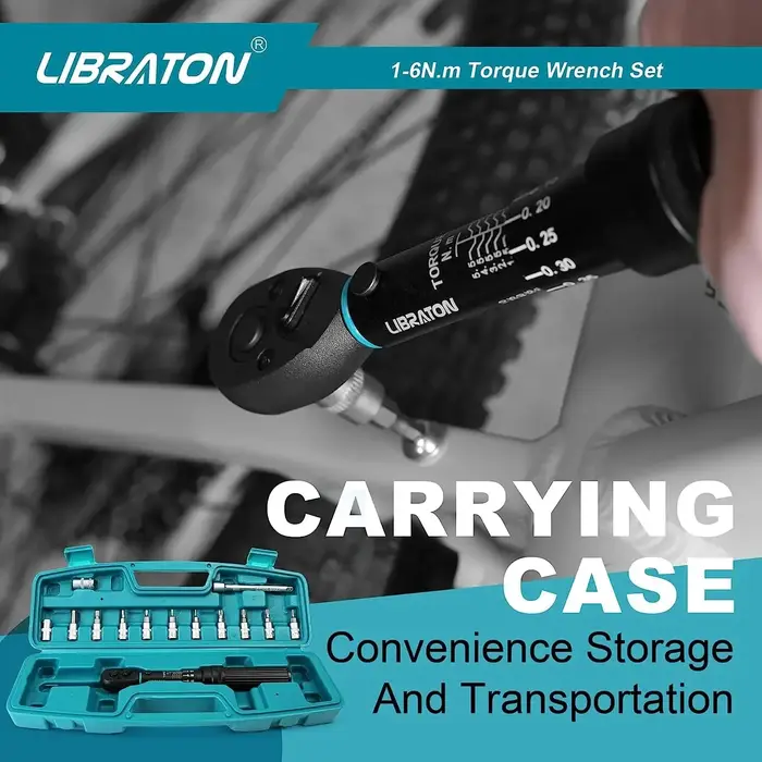 LIBRATON clé dynamométrique de vélo 1/4 ''