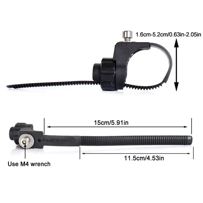 Support de fixation pour fourche de vélo en 2 parties