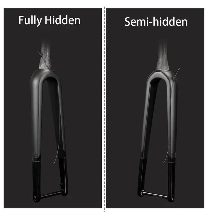 TOSEEK vélo fourche avant en Fiber de carbone gravier