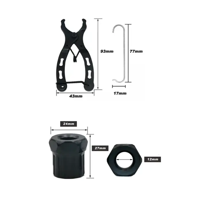 Kits d'outils de réparation de vélos : Coupe-chaîne