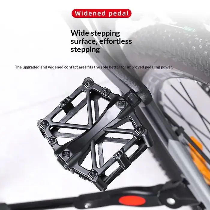 Nouvelles pédales de vélo à double roulement en alliage d'aluminium