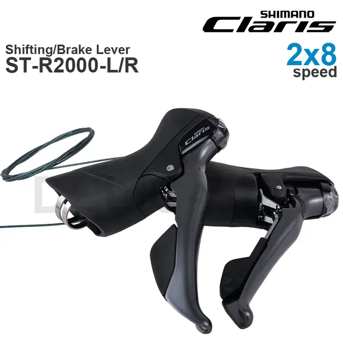 Groupe de transmission SHIMANO CLARIS R2000 2x8 vitesses ST-R2000 et RD-R2000 FD-R2000 Dérailleur av