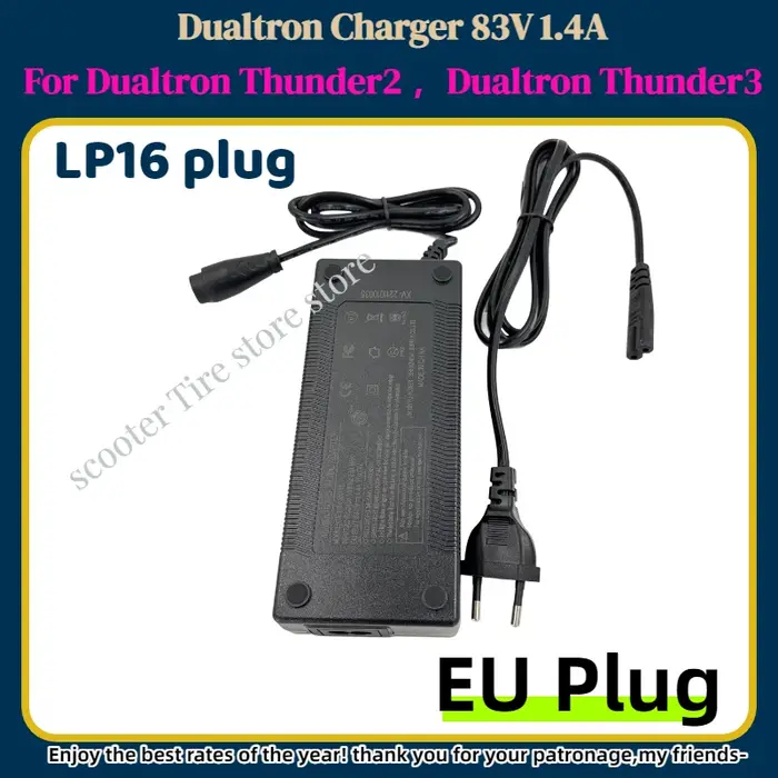 Chargeur Original Minimotors Dualtron 83V 1.5A (Connecteur LP) pour trottinettes électriques