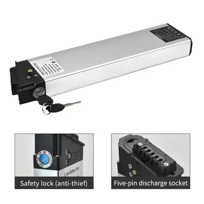 48V 10Ah 12Ah 17Ah batterie de vélo électrique pliante ampli DCH 006 pour Samebike LO26 20LVXD30 XP2.0 Batteries