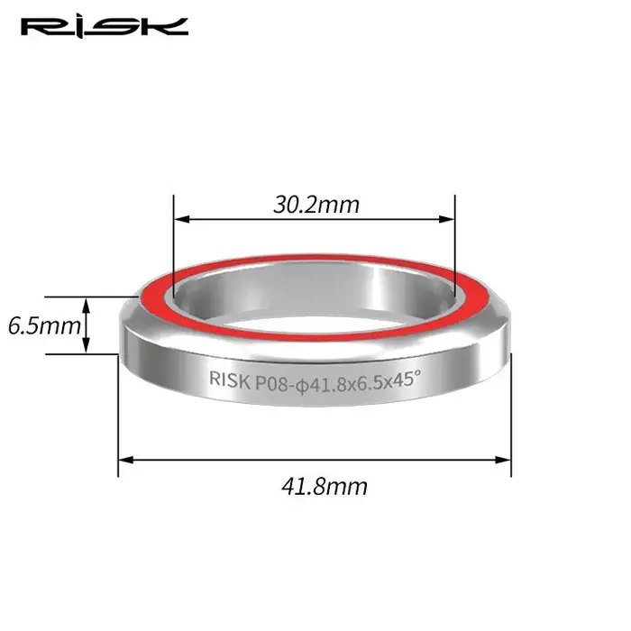 Risque vélo casque roulements 41/41.8/47/49/52mm vtt route vélo casque roulement réparation pièces e