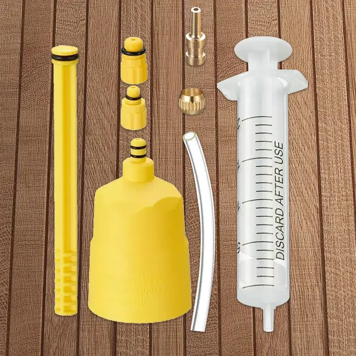 Kit de purge de frein à disque pour vélo, kit de purge professionnel d'huile minérale hydraulique, o