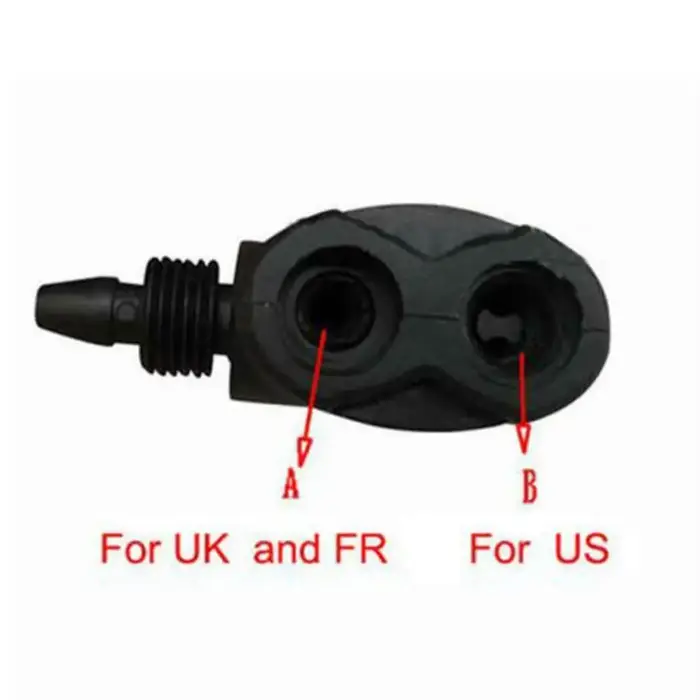 Tête/Valve de gonflage de pompe à Air de pneu de vélo Portable de 2 pièces