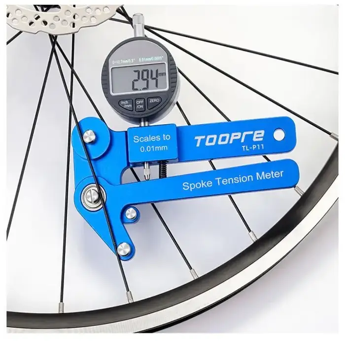 TOOPRE tensiomètre à rayons de vélo affichage numérique outil de Correction de jante jeu de roues mécaniques dispositif