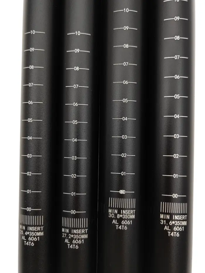 Tige de selle de vélo 25.4/27.2/28.6/31.6mm allonger en alliage d'aluminium vtt