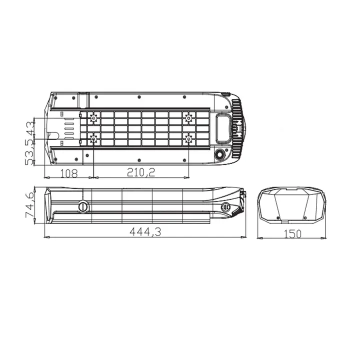 36V 13Ah vélo de ville support arrière Ebike batterie 10.4AH 15Ah pour Crussis Joycube JCEB360-11 e-classique Gitane e-organe e-zumba Batteries
