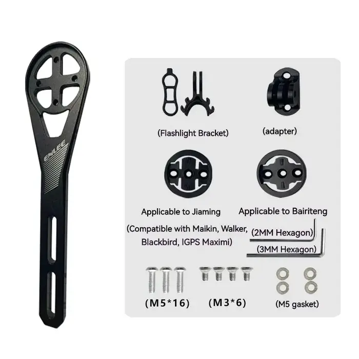 ENLEE-Support de guidon courbé en fibre de carbone pour vélo de route, adaptateur en alliage d'alumi