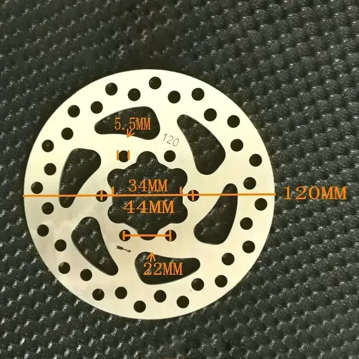 110/120/140/160mm Escooter disques de frein à disque Scooter électrique