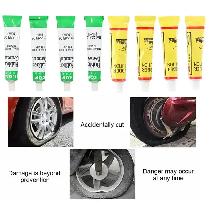 Colle pour pneus Portable VTT outils de réparation de vélos voiture moto vélo