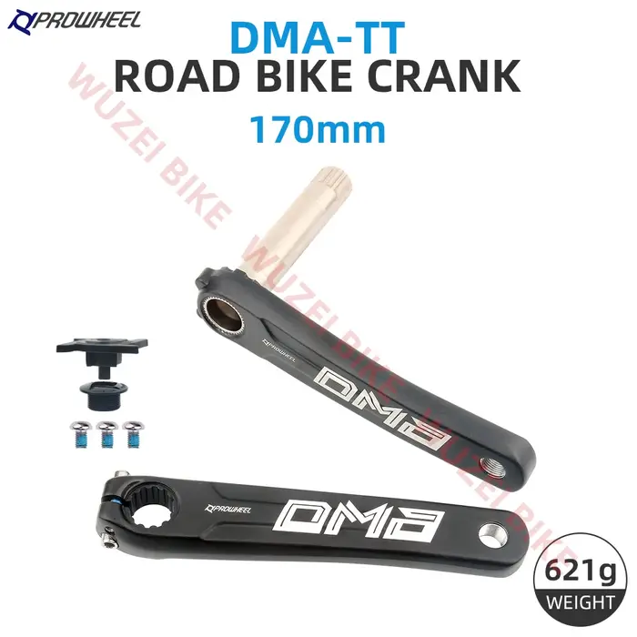 Manivelle de vélo de route PROWHEEL DMA GXPP en alliage d'aluminium 170 mm 172,5 mm 175 mm pour vélo