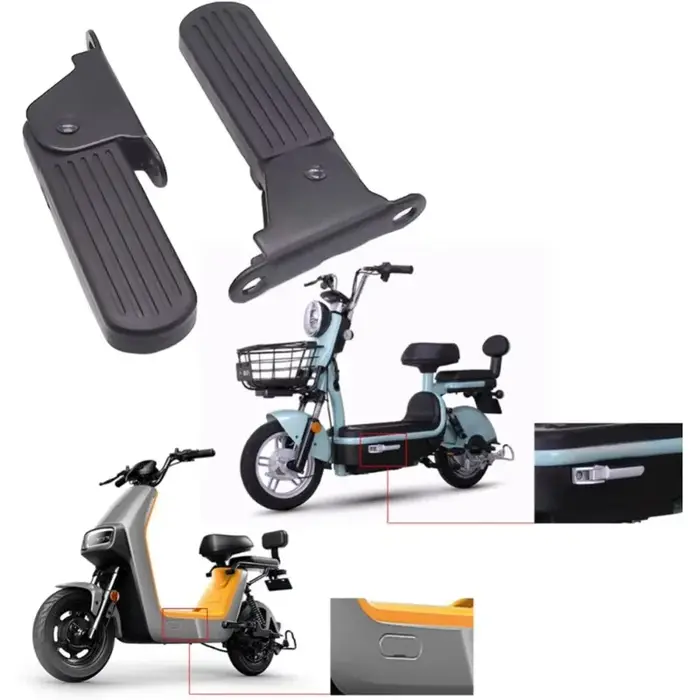 1 paire de pédales avant pliables pour Yadi Aima Harley U1 e-bike