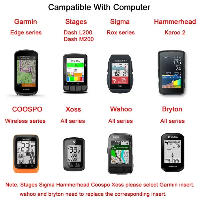 XODCK Trek Bontrager Blendr BMC ICS Cervelo tige de vélo guidon avant Gopro Combo support pour Garmin Wahoo Bryton IGPSPORT