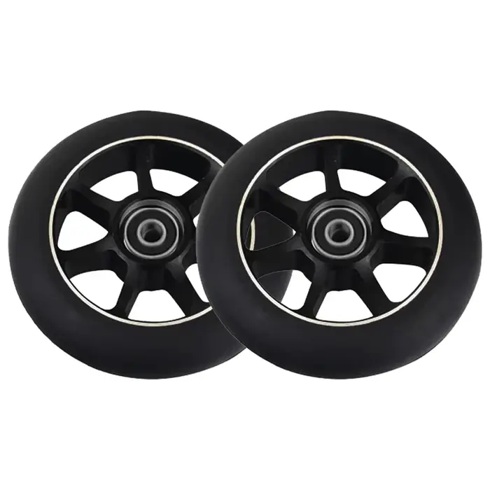 Trottinette freestyle 88A, double roue 110 mm, jeu de roues en aluminium haute élasticité, résistant