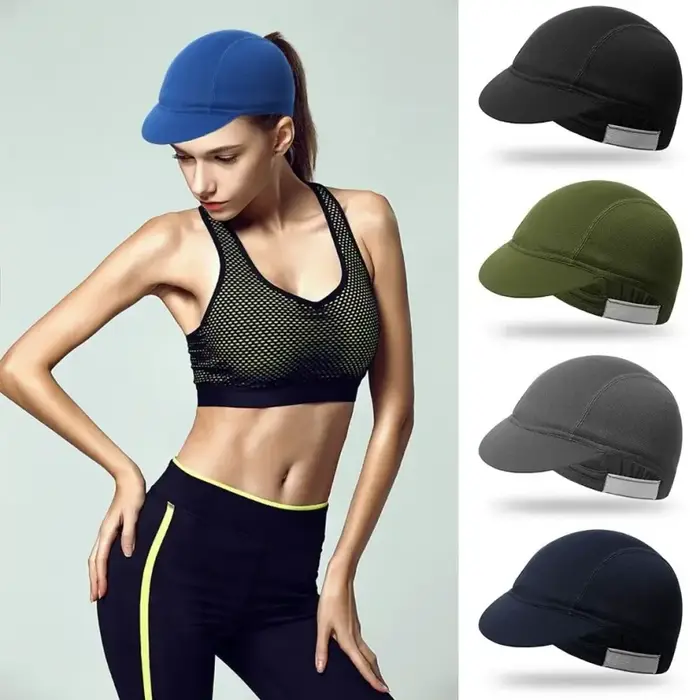 Casquette de cyclisme d'été avec visière