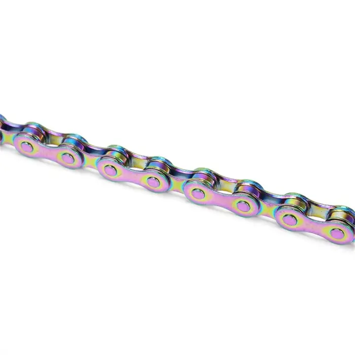 ZHIQIU 8S/9S/10S/11 vitesses chaîne de vélo couleur arc-en-ciel 116 maillons