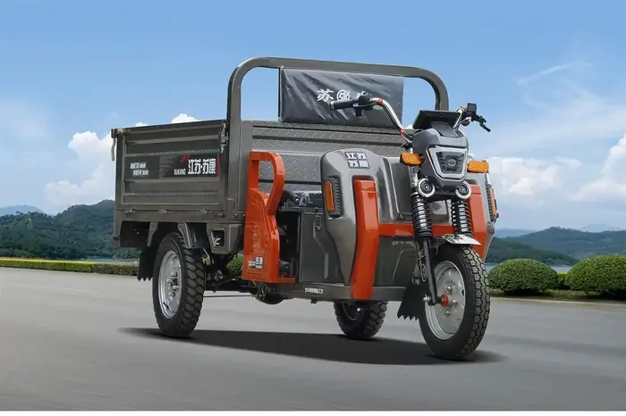Tricycle électrique de transport robuste 2000W