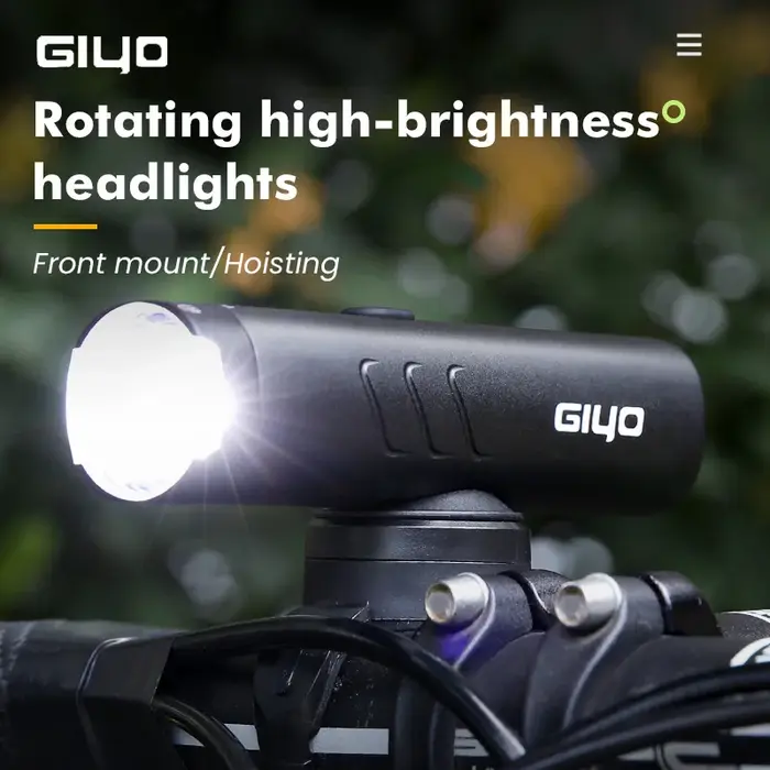 Lampe de vélo Giyo 900-1500 LM
