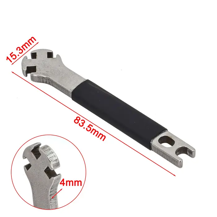 Clé à rayons de vélo (1 pièce) pour embouts de rayons de 3