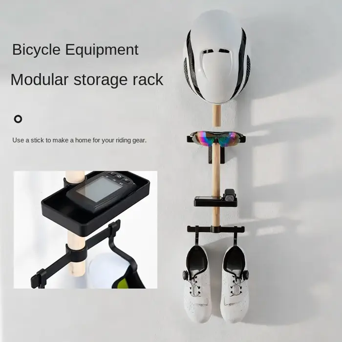 Support mural vertical pour équipement de cyclisme