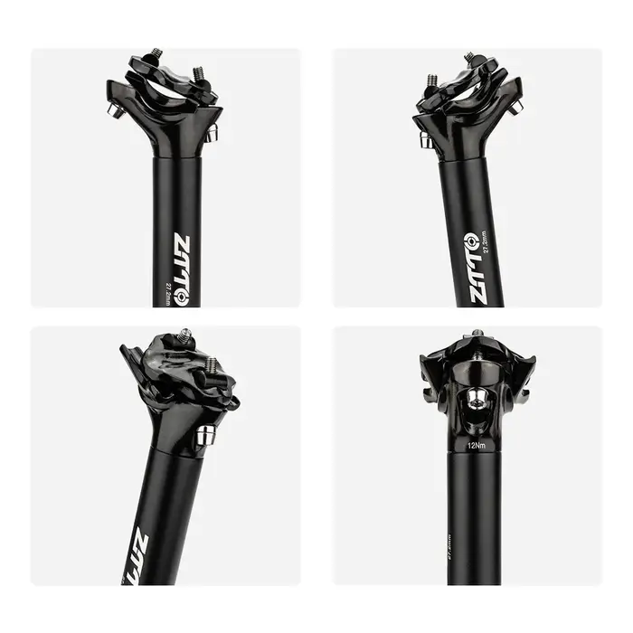 ZTTO tige de selle de vélo tête décalée tige de selle super légère en alliage d'aluminium vtt vélo d