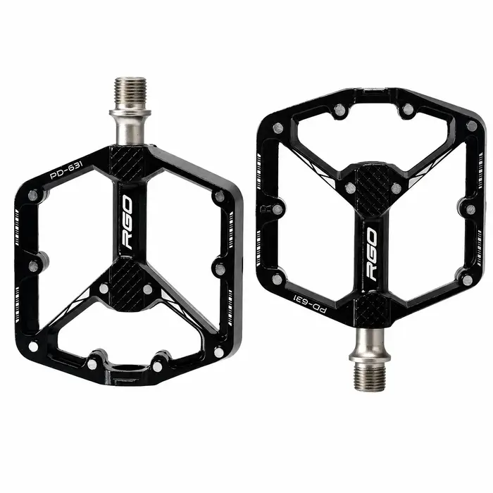 Pédales de vélo RGO ultralégères à 3 roulements antidérapants