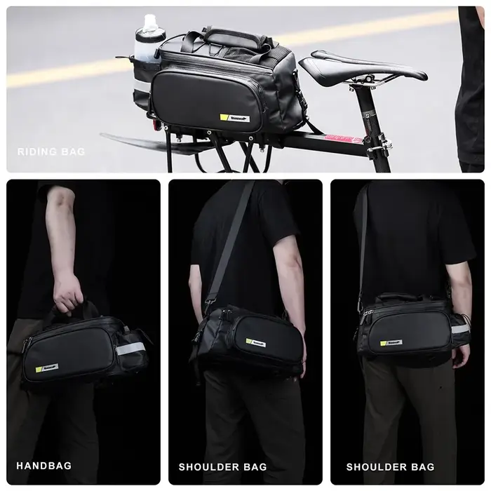 Rhinowalk Vélo Rack Sac Route VTT Vélo Porte Sac Coffre Pannier Vélo Multifonctionnel Grande Capacit