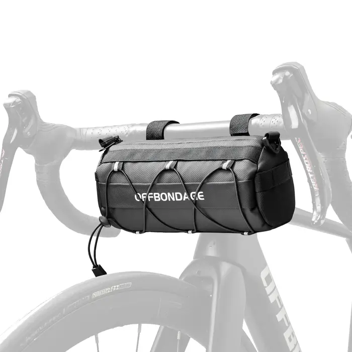 OFFBONDAGE sac de vélo Portable guidon multi-usages grande capacité sac à dos vtt route cyclisme cadre Tube sac bande élastique