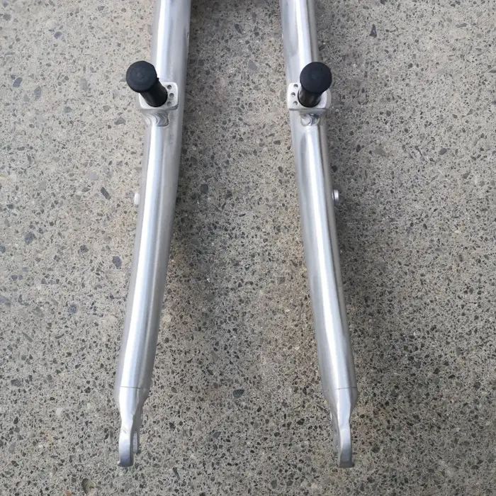 Fourche de vélo pliable 20 pouces en aluminium 406, fourche avant de vélo avec frein V, fourche Workblank