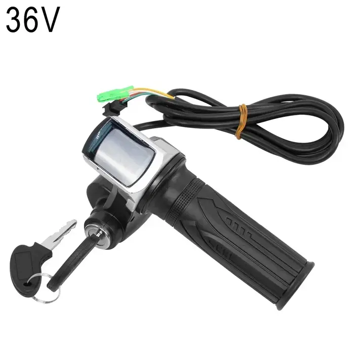 Poignée d'accélérateur de vélo électrique 36V 48V 60V