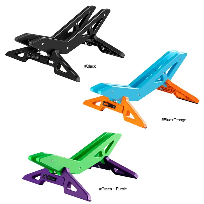 Supports de stationnement de vélo réglables antidérapants en ABS pour intérieur