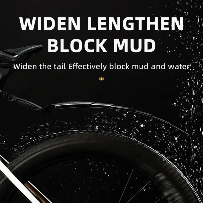 ROCKBROS – ensemble de garde-boue de vélo rétractables et réglables
