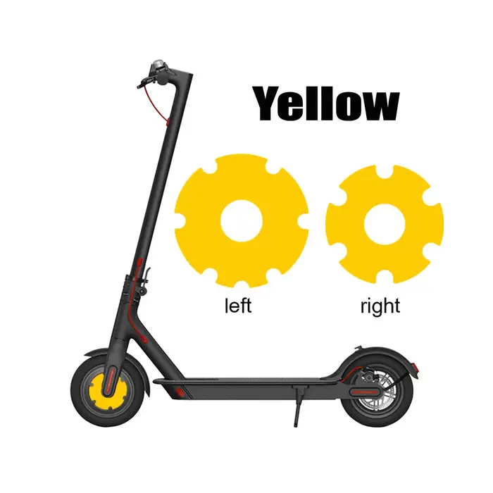 Autocollant de roue avant de Scooters