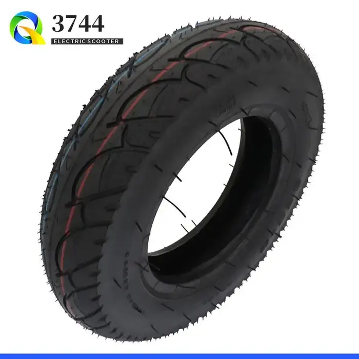 Pneu de route 3.50-8 avec chambre à air à valve courbée pour Z50 R J Mini Dirt Bike