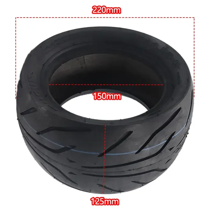 Pneu tubeless 10x4.50-6 pour trottinette électrique et pièces de roue de vélo