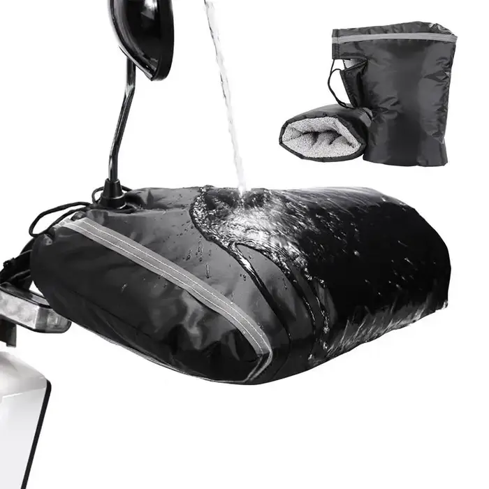 Gants de guidon de moto coupe-vent chauds