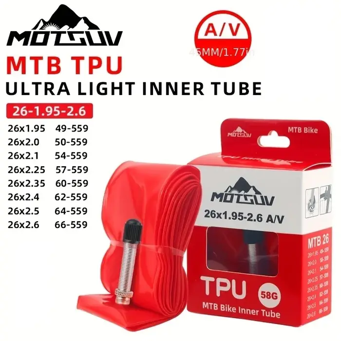 Chambre à air pour VTT - Matériau TPU ultra-léger