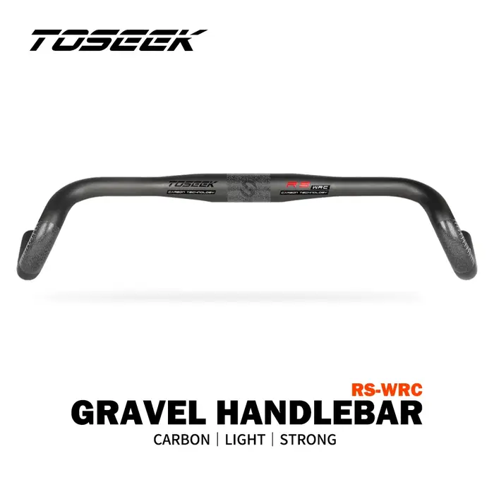 TOSEEK guidon de gravier en carbone barre de chute extérieure