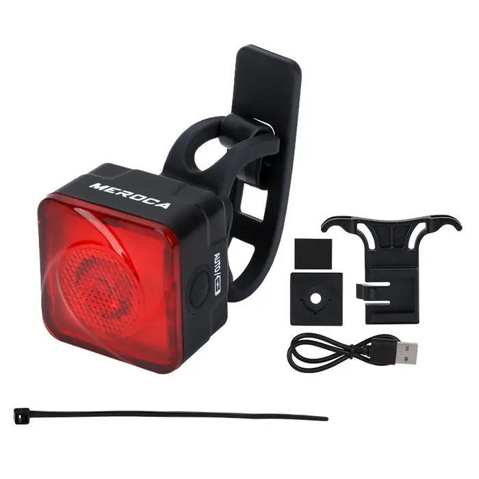MEROCA feu arrière de vélo capteur de frein Intelligent lumière pour vtt