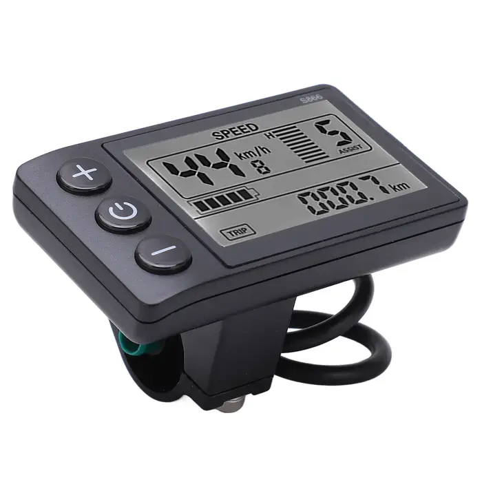 Compteur d'affichage LCD pour vélo électrique