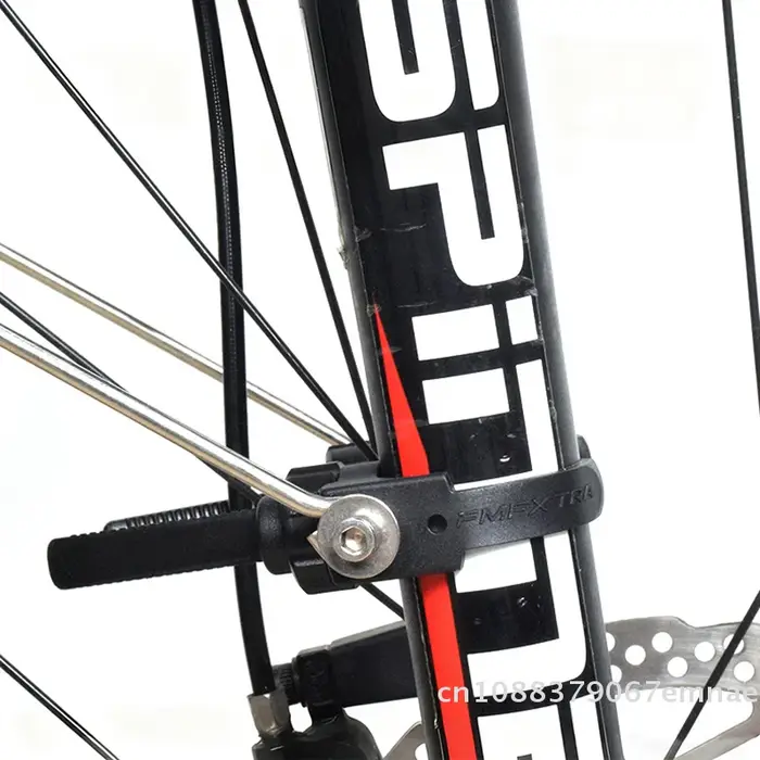 Support de fixation de fourche de vélo en 2 parties en ABS pour garde-boue et porte-bagages sur vélo de route ajustable