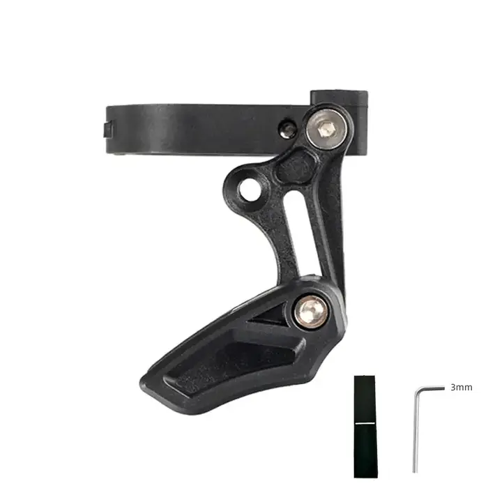 Guide de chaîne de vélo de montagne réglable, Durable, vitesse unique, couvercle de protection contr