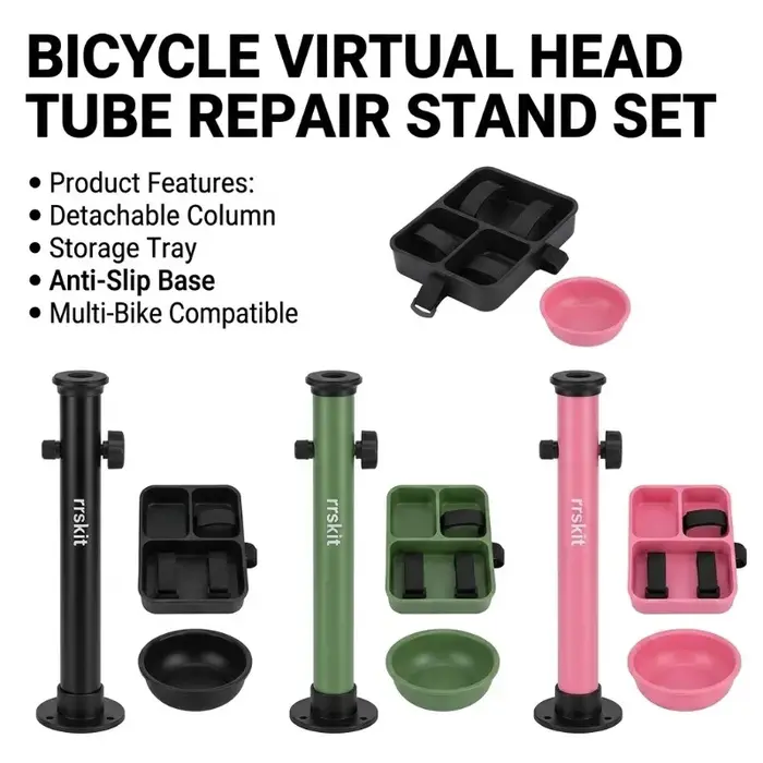 Support de montage amovible pour tube de direction de VTT