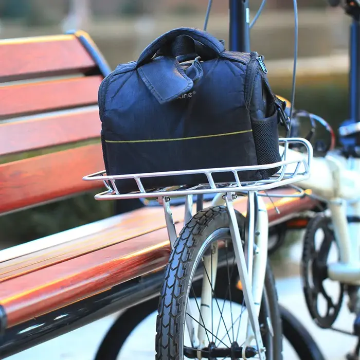 Porte-bagages avant de vélo de 20 pouces en alliage d'aluminium super léger