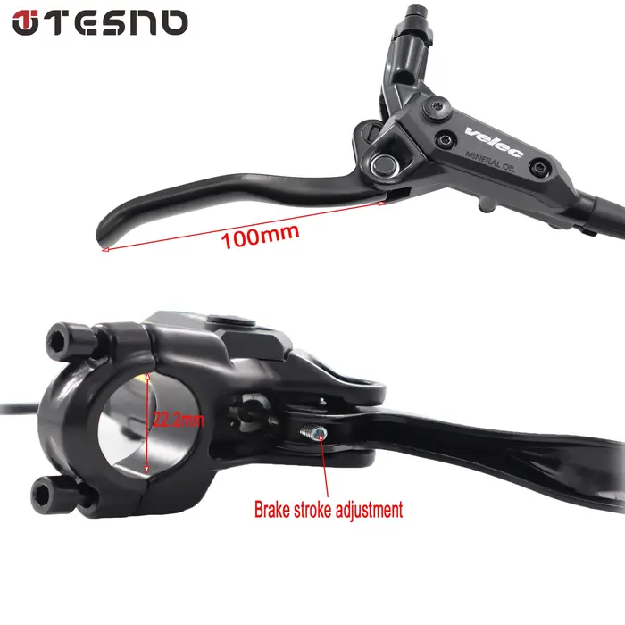 TESNO e-bike 2PIN prise étanche frein à disque hydraulique contrôle de puissance électrique manette de vitesse