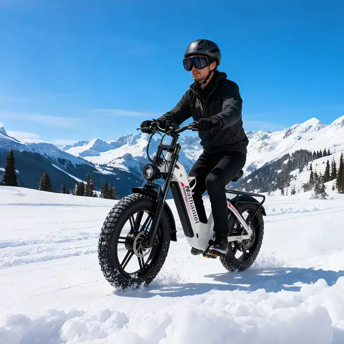 Vélo électrique 20 pouces, 2 moteurs 1000W, batterie amovible 48V 20Ah, vélo électrique 50 km/h pour adultes, VTT avec Shimano 7 vitesses