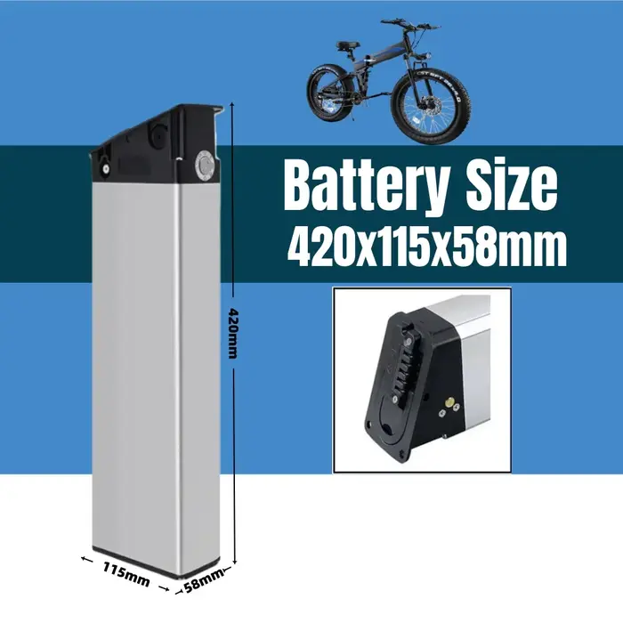 Batterie de remplacement pour vélo Li-ion 48V 52V 15Ah 17.5Ah